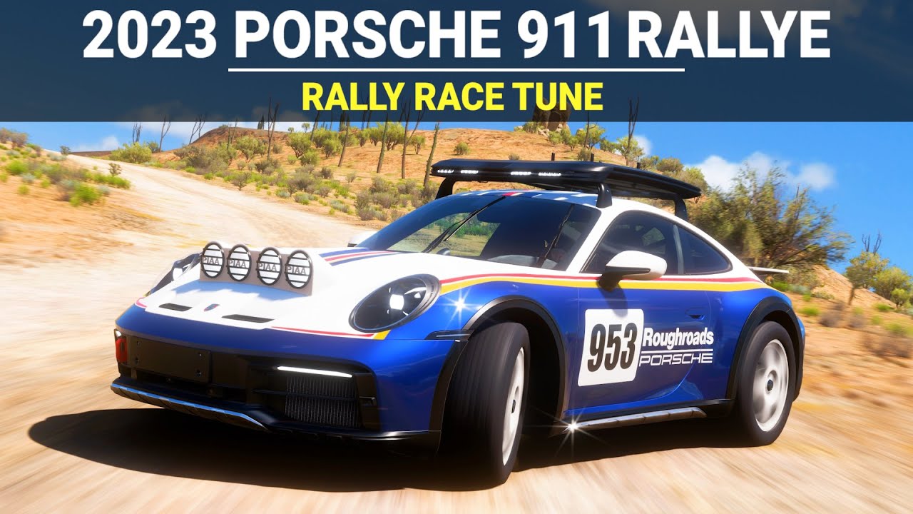 Forza Horizon 5 - 2023 Porsche 911 Rallye, FH5 Rally Race Build, Tune & Gameplay