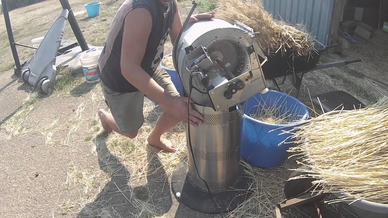 Homemade Wheat Thresher