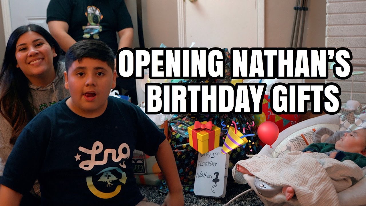 OPENING NATHAN'S BIRTHDAY GIFTS | THE AUSPICIOUS FAMILY