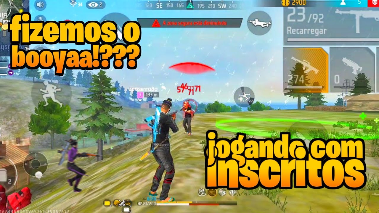 JOGANDO RANQUEADA COM INSCRITOS!! LEVAMOS METADE DO MAPA.