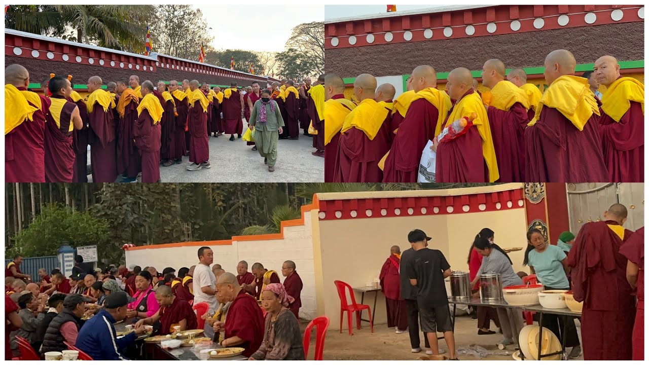 མཇལ་ཁ་དང་གླིང་སྐོར། public Audience for his holiness & Lingkor/ Mundgod 