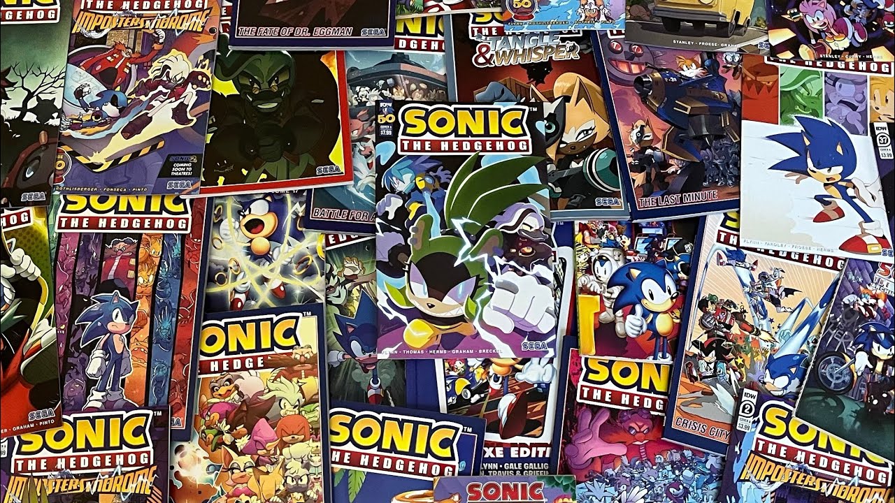 Sonic The Hedgehog Comic Book collection (2022)