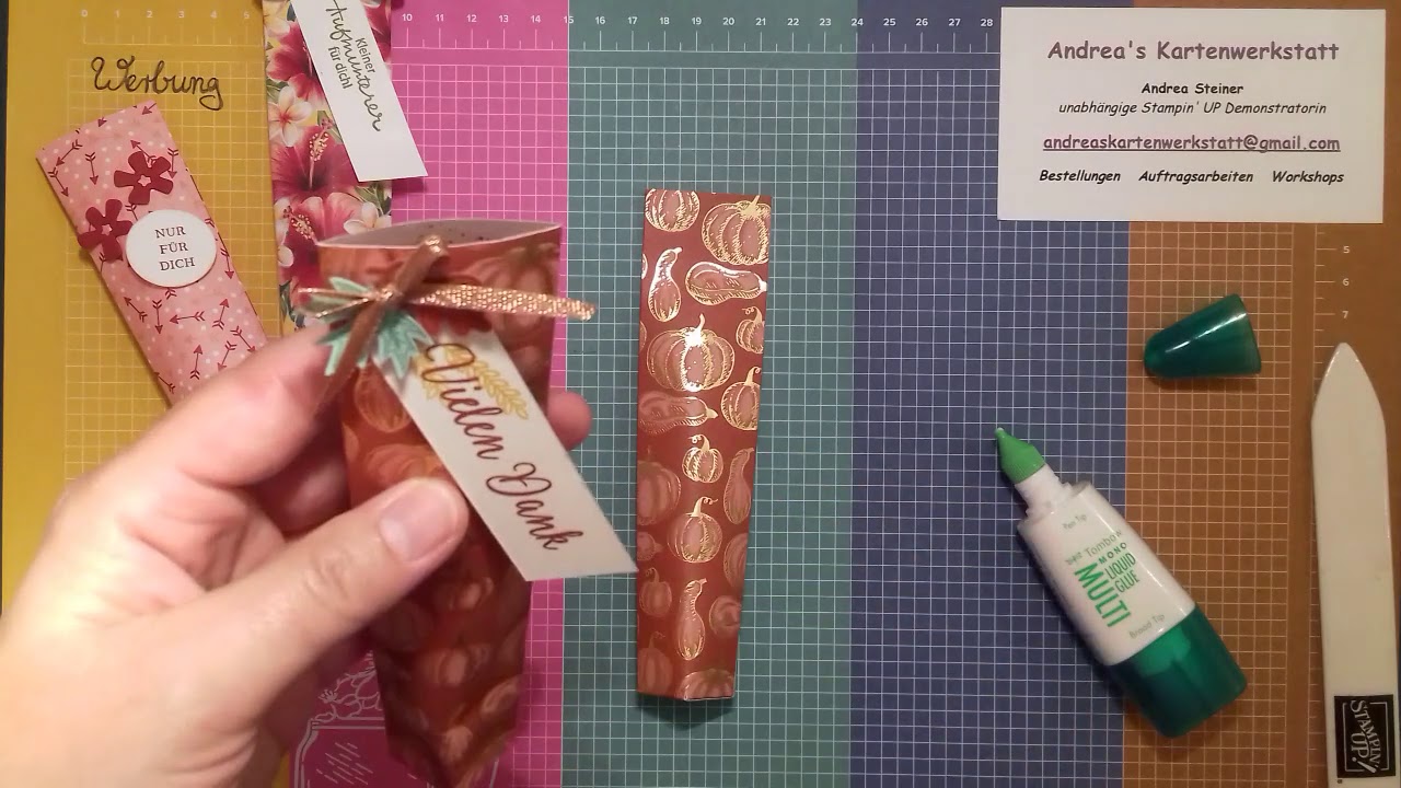 Super schnelle selbstschließende Verpackung - Goldener Herbst - Stampin' Up!® für Groß und Klein