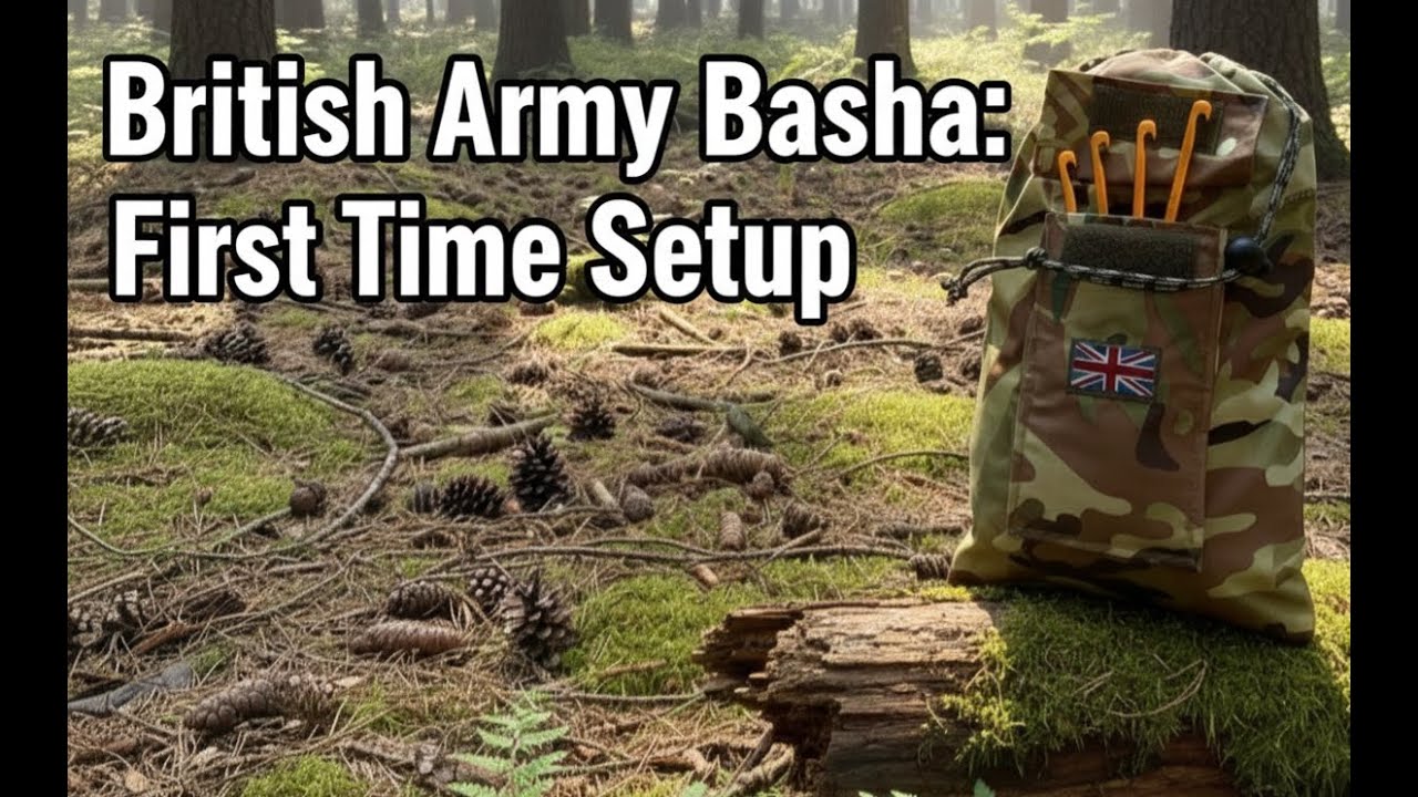 Setting Up a British Army Basha: First impressions.