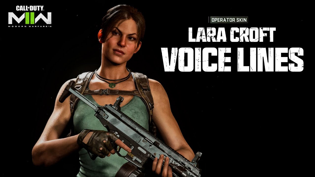 EVERY LARA CROFT OPERATOR VOICE LINES 🔊 MWII