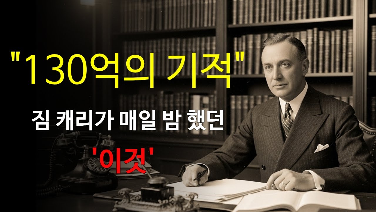 짐 캐리가 무명 시절 썼던 130억 수표의 실체: 당신의 잠재의식을 해킹하십시오 성공학의 제 4원칙