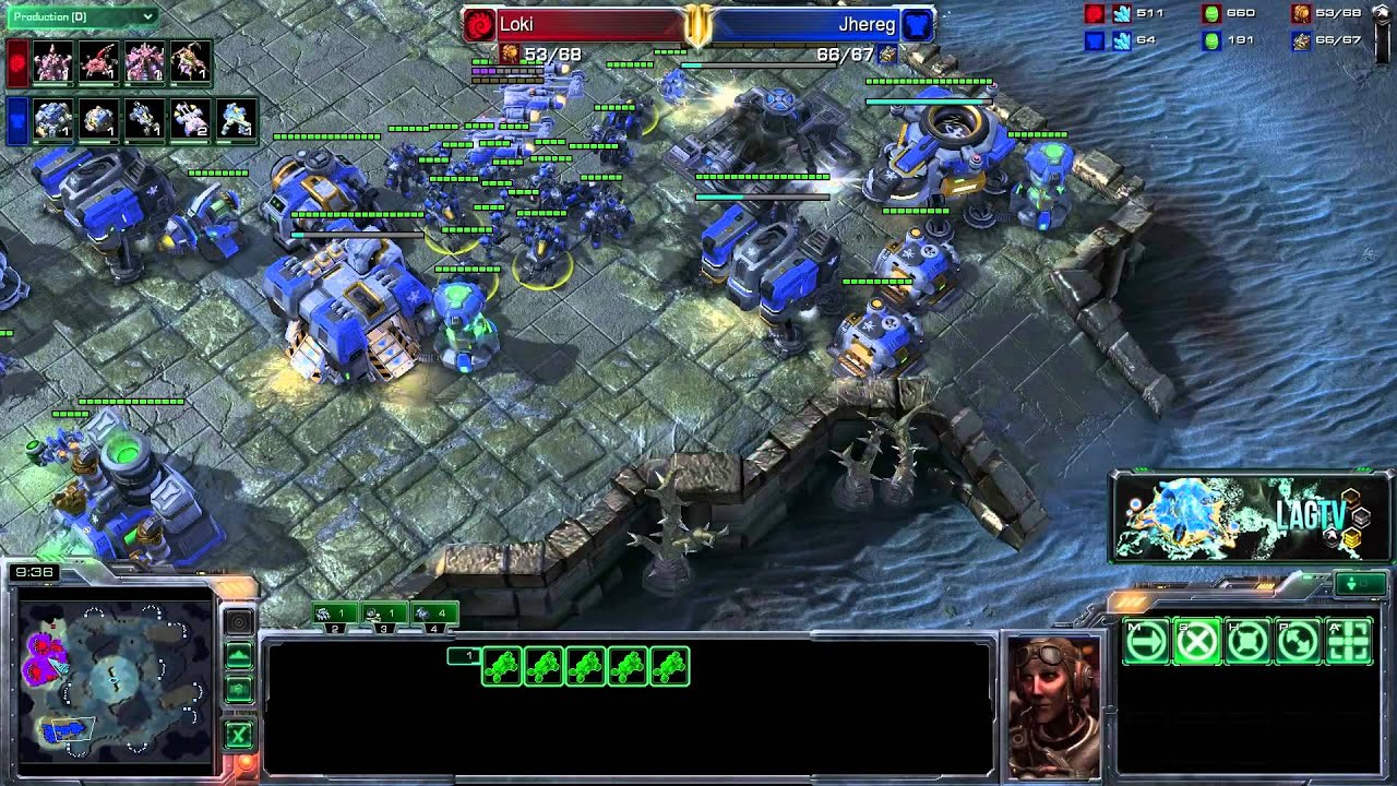 Loki (Z) VS Jhereg (T)  -- Starcraft 2 [LAGTV]