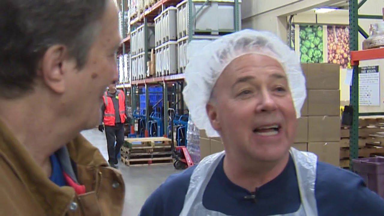 Rod on the Job: Oregon Food Bank warehouse