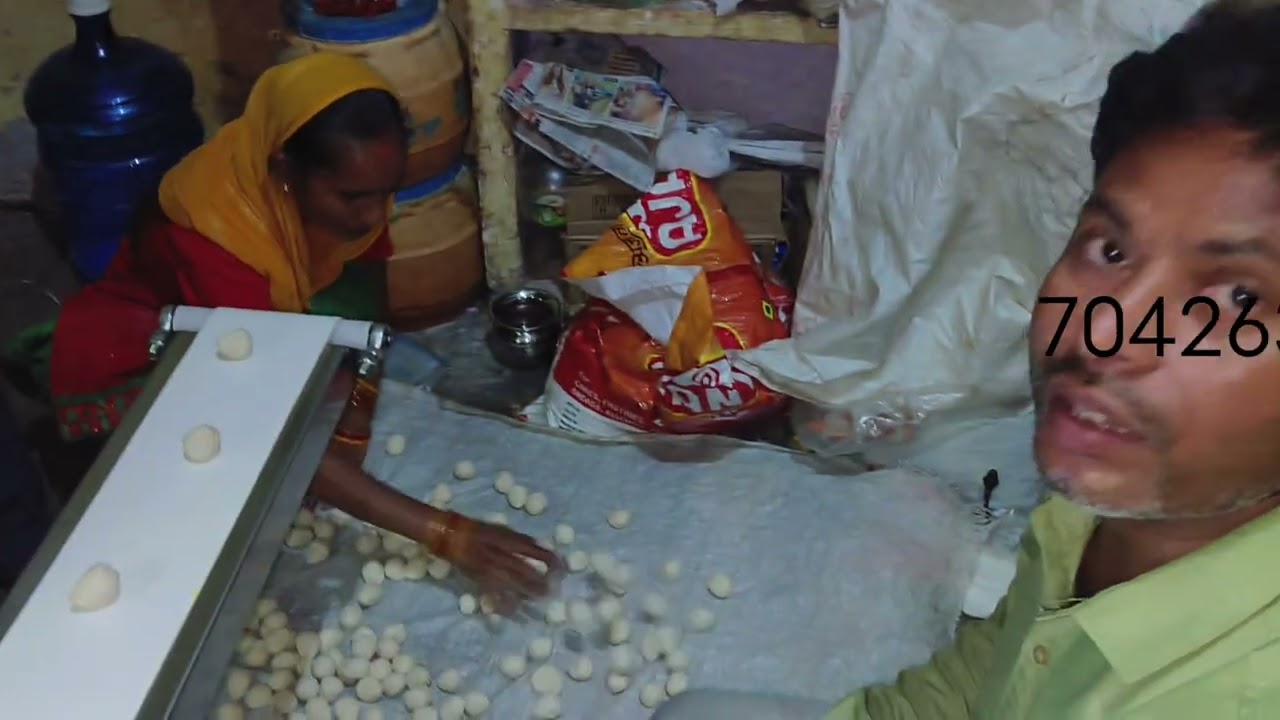Round momo making machine installation video