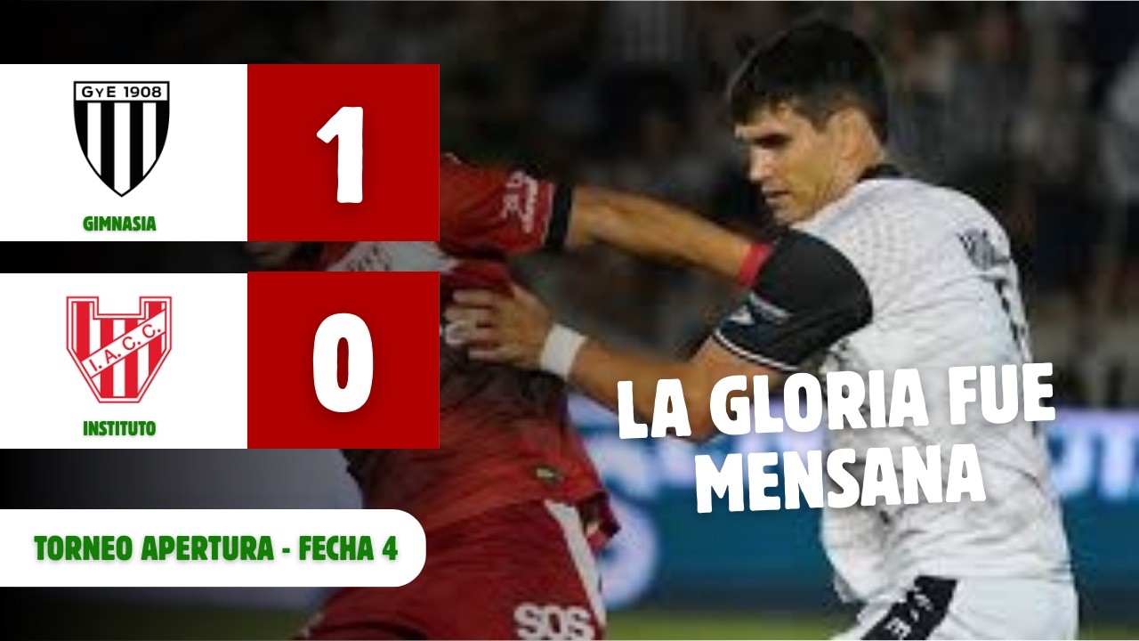 Gimnasia 1 - 0 Instituto | EL LOBO GANÓ COMO LOCAL POR PRIMERA VEZ EN EL AÑO Y VA POR TALLERES