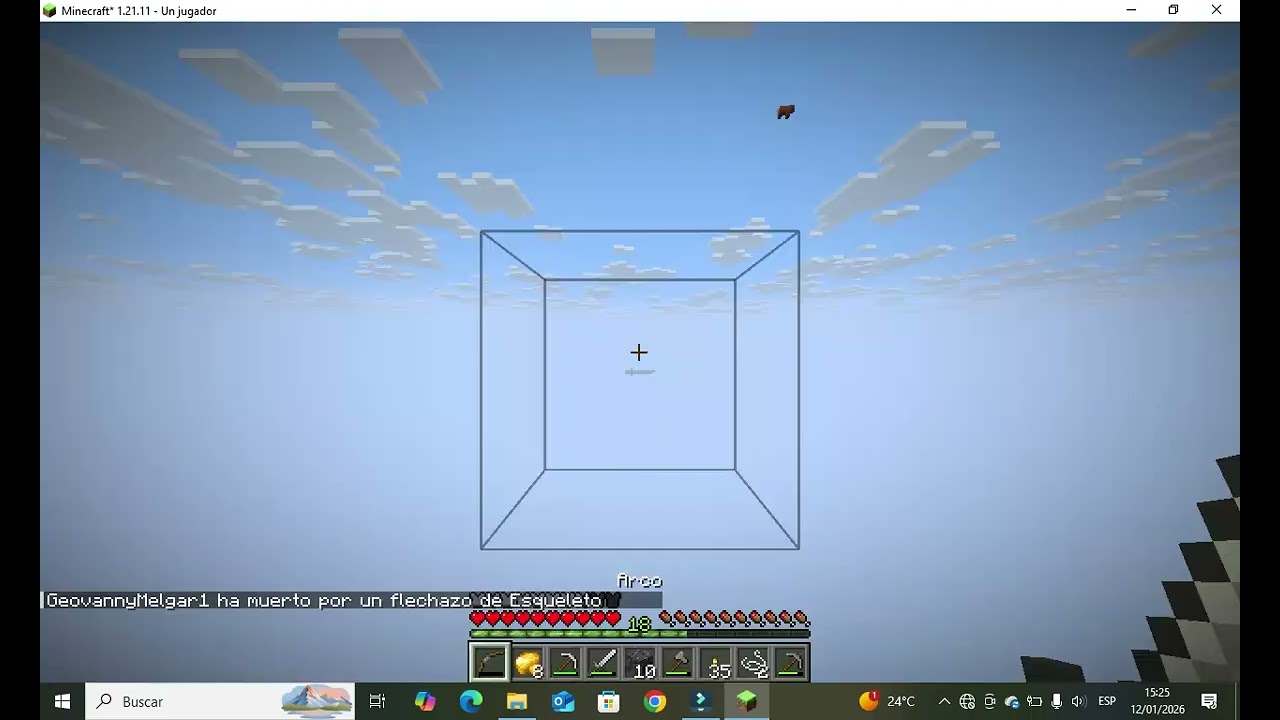 Nos vamos a una cueva agarrar los minerales y buscamos un Caballo en Minecraft (4)
