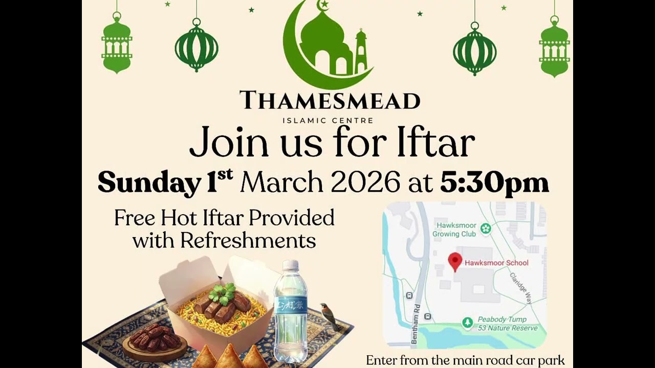 IFTAAR GATHERING IN THAMESMEAD 