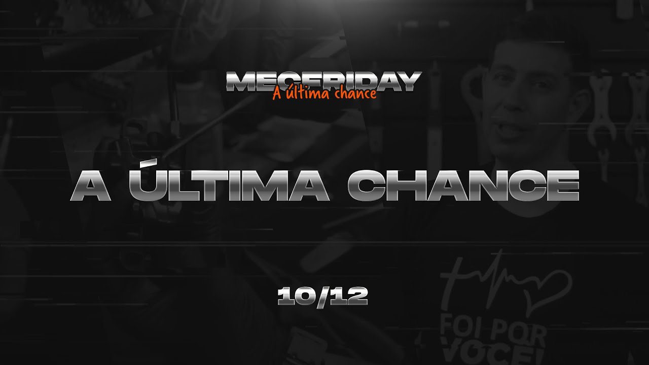 MEC FRIDAY | A última chance para se tornar um mecânico de sucesso!