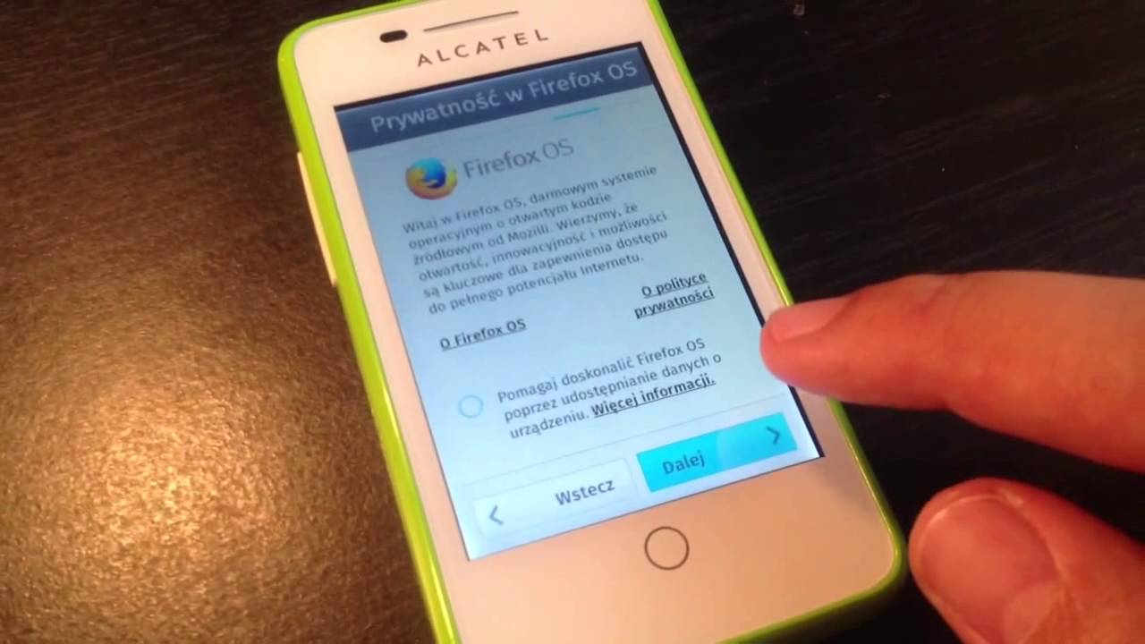 Alcatel One Touch Fire / Firefox OS