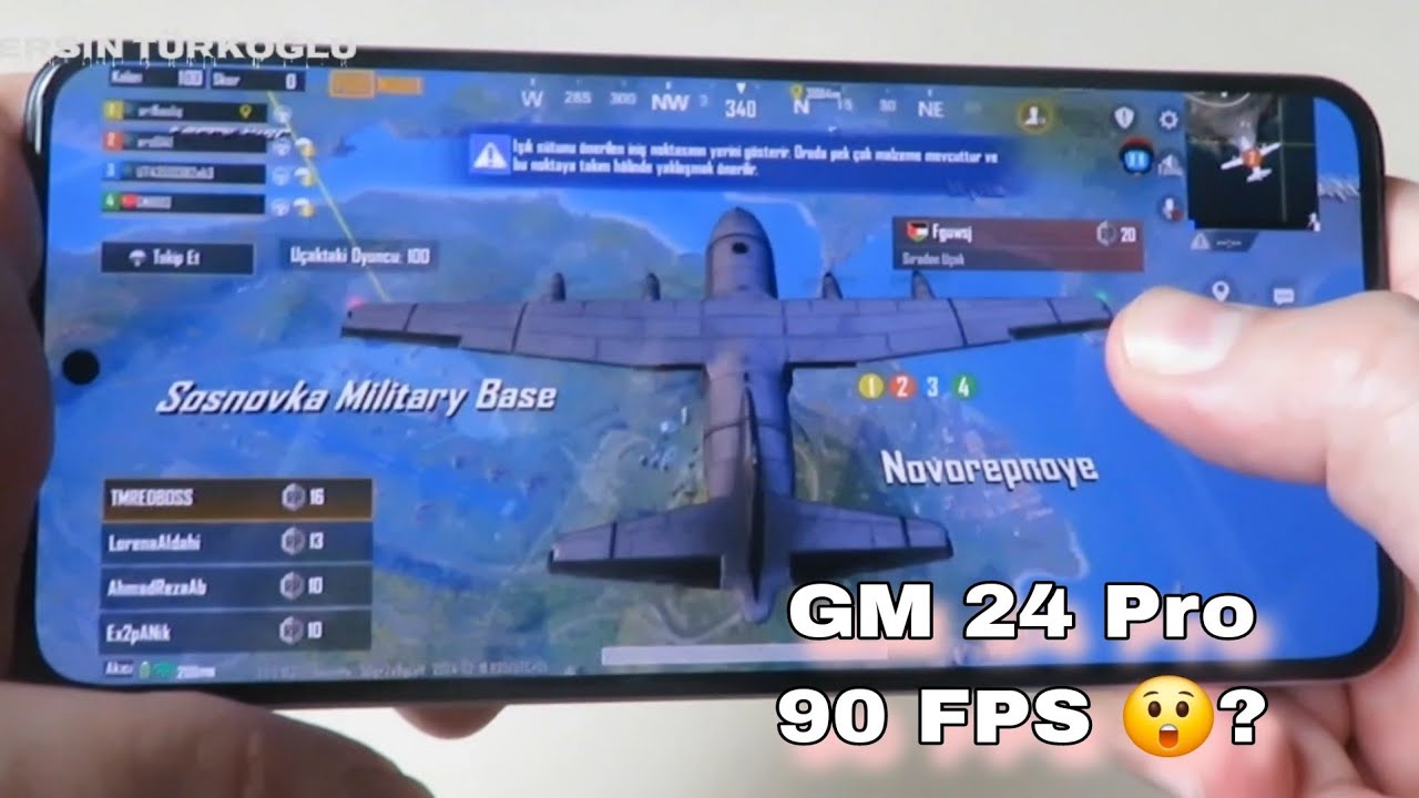 General Mobile GM 24 Pro  -  PUBG Mobile Testi