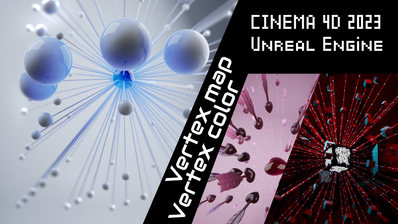 Part 1 | Cinema 4d 2023 | Unreal Engine | Vertex map\color  | Download file