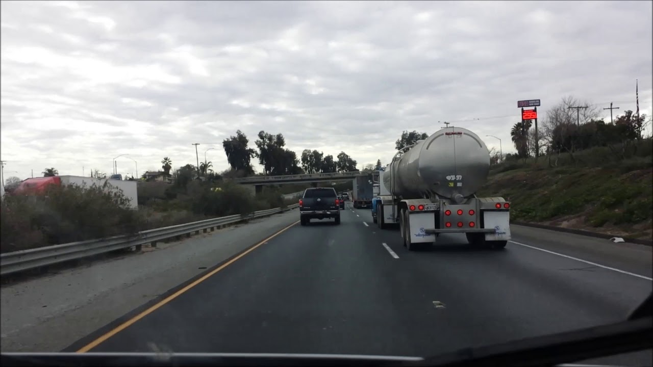 Fresno, CA to Ridgecrest, CA (Time Lapse)