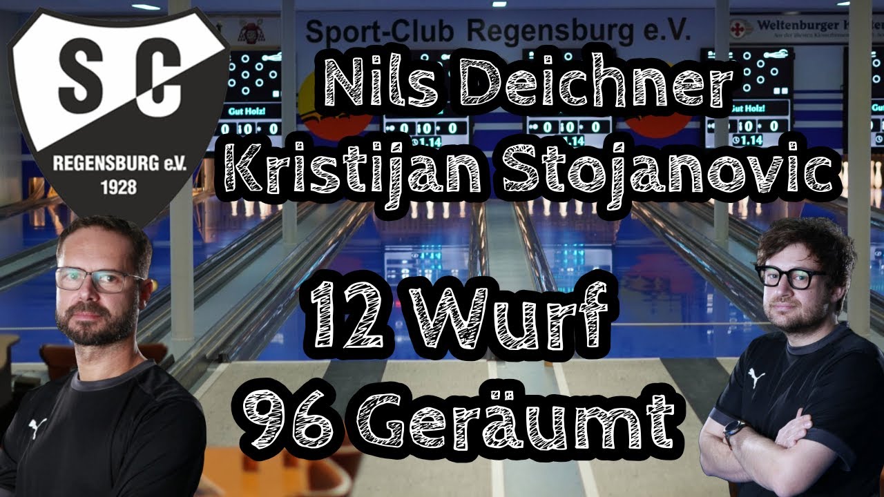12 Wurf &ndash; 96 Ger&auml;umt | Nils Deichner & Kristijan Stojanovic | 1. Bundesliga Kegeln Classic 2024/2025