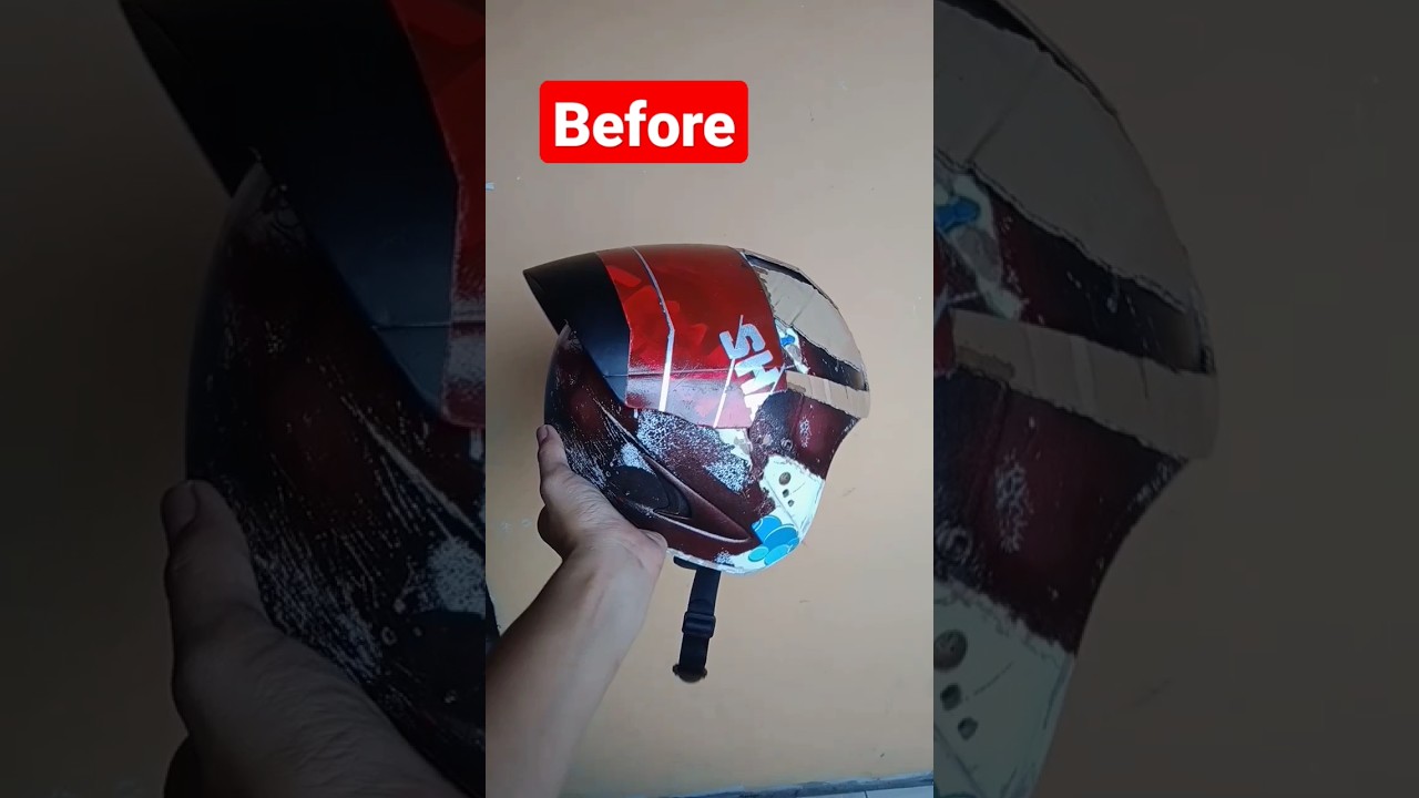 Modifikasi HELM BMC HALF face