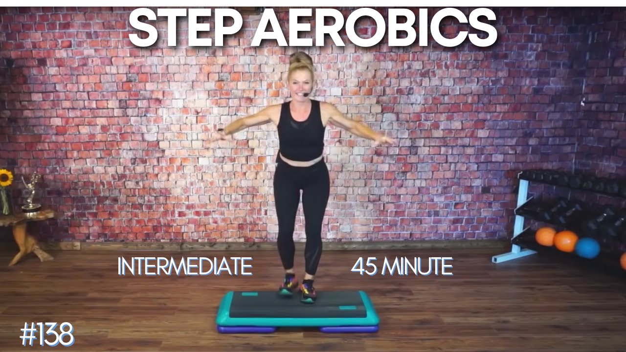 Easy to Follow INTERMEDIATE STEP AEROBICS | Low impact cardio Step #138