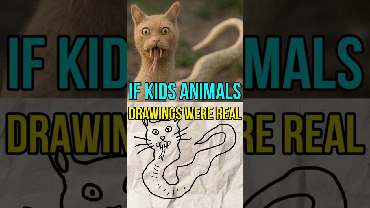 If Kids Drawings came to life Part 1
