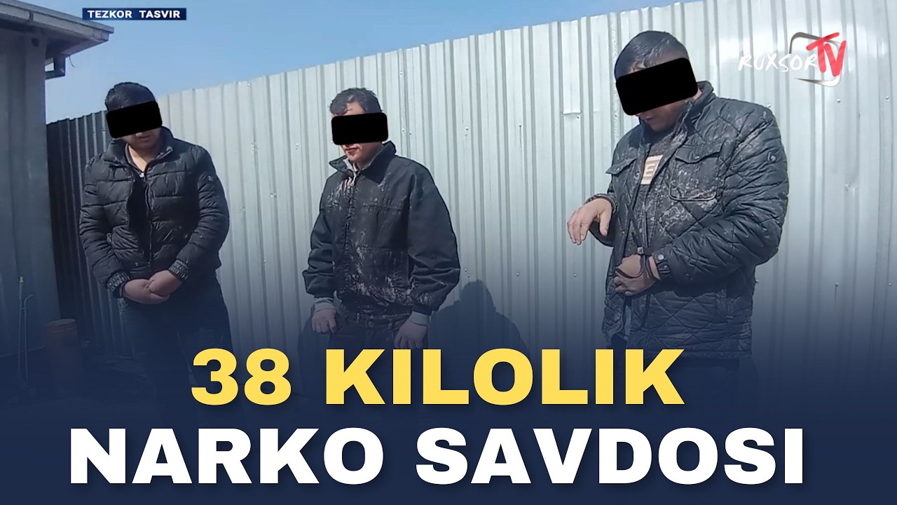 38 KILOLIK NARKO SAVDOGARLARI CHEGARA HUDUDIDA QO'LGA OLINDI