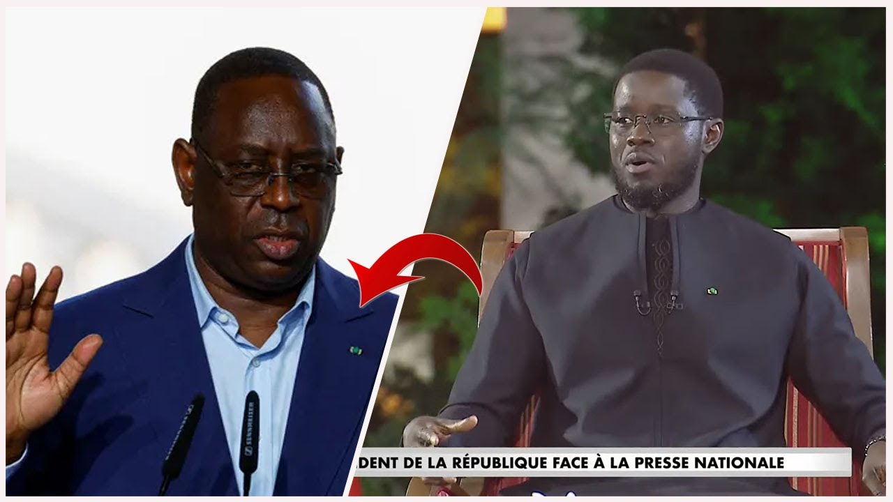 Révélation de Diomaye sur Macky Sall 