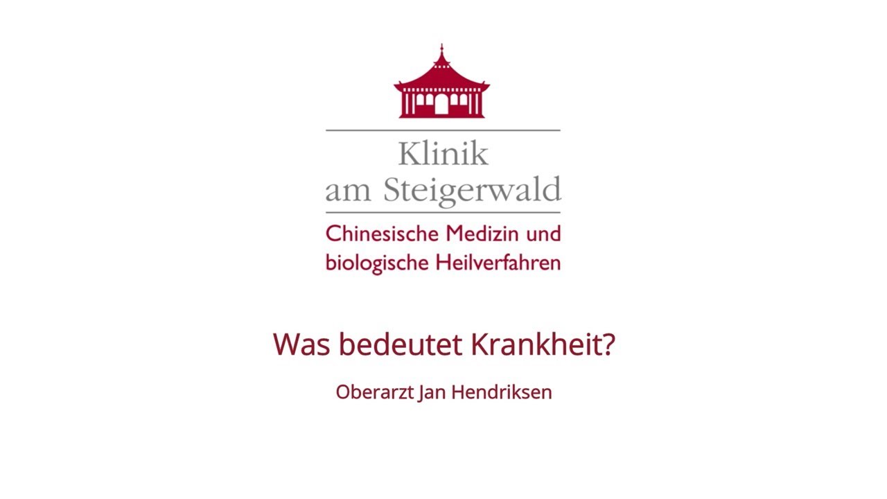 Was bedeutet Krankheit?