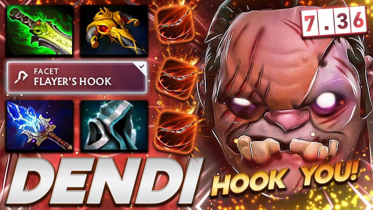 DENDI PUDGE - Dota 2 Pro Gameplay [Watch & Learn]
