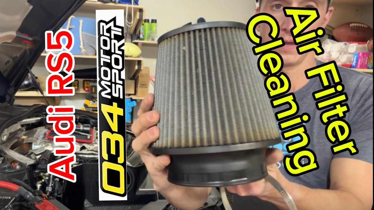 Air Filter Cleaning on Audi RS5 B9.5/9