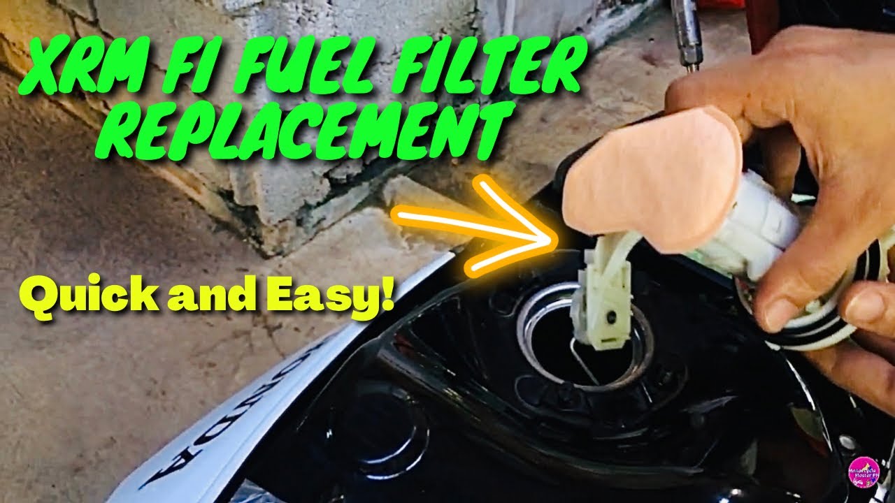 PAANO MAGPALIT NG FUEL FILTER NG Honda XRM Fi
