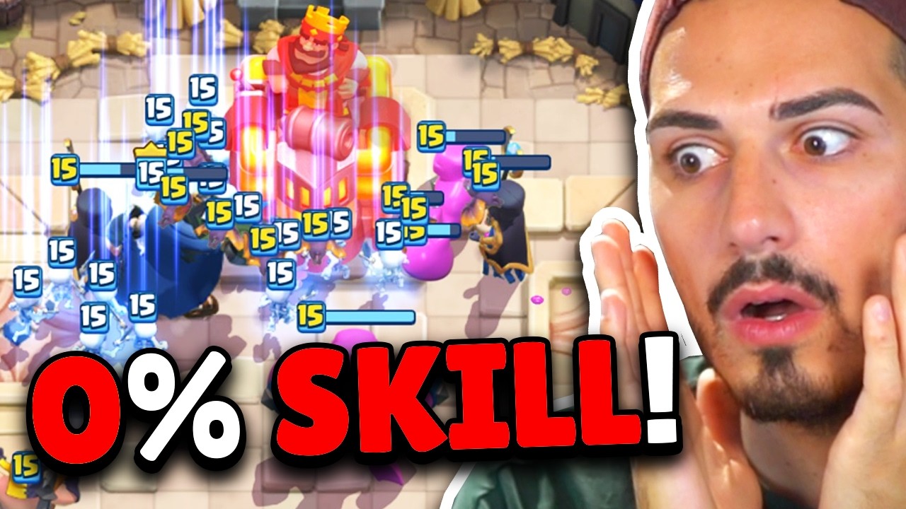 0% SKILL... Nuovo DECK da SENZA MANI! 😵‍💫 Clash Royale ITA