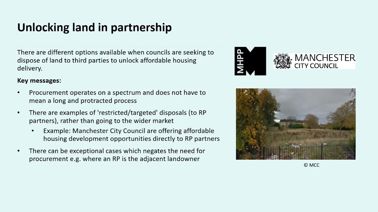 Enabling councils social and affordable housing ambitions