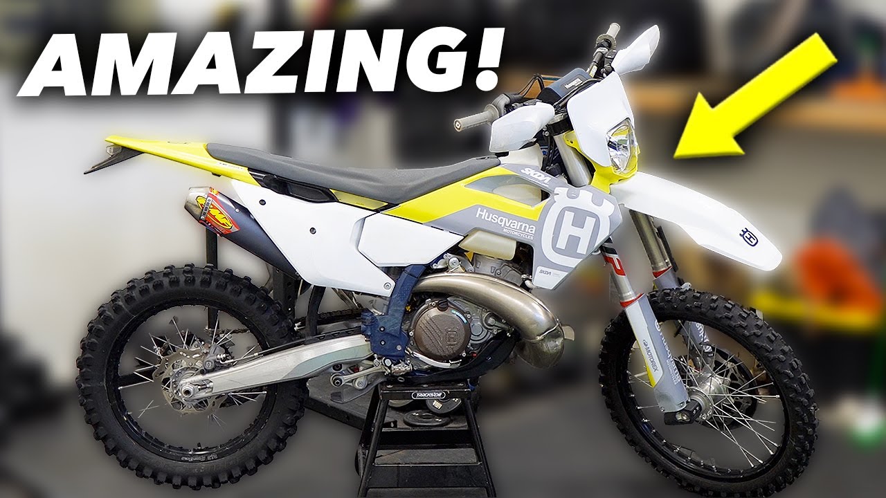 Лучший мотоцикл для езды по бездорожью! Husqvarna TE250 TBI 2024 года.