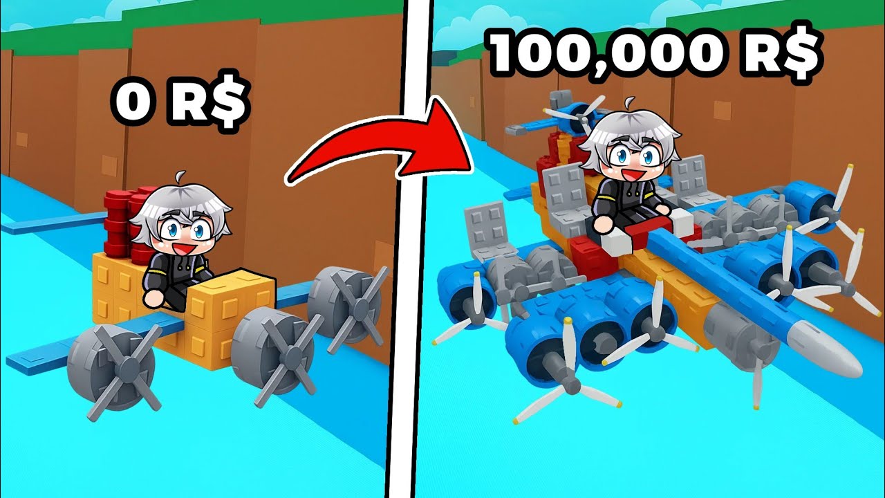 Habisin 100.000 ROBUX di Build a Plane untuk Bikin Pesawat OVERPOWERED