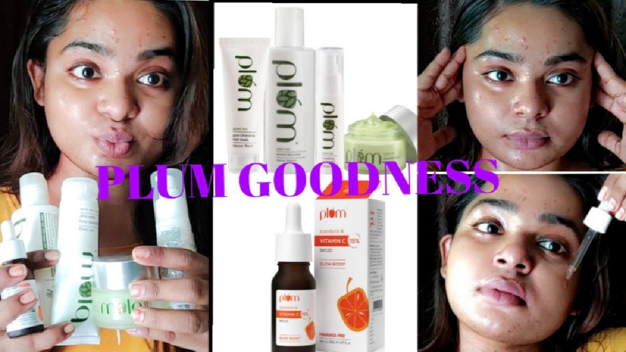 PLUM Goodness Green Tea Skincare Routine || oily skin||combinationskin||Dryskin #plum
