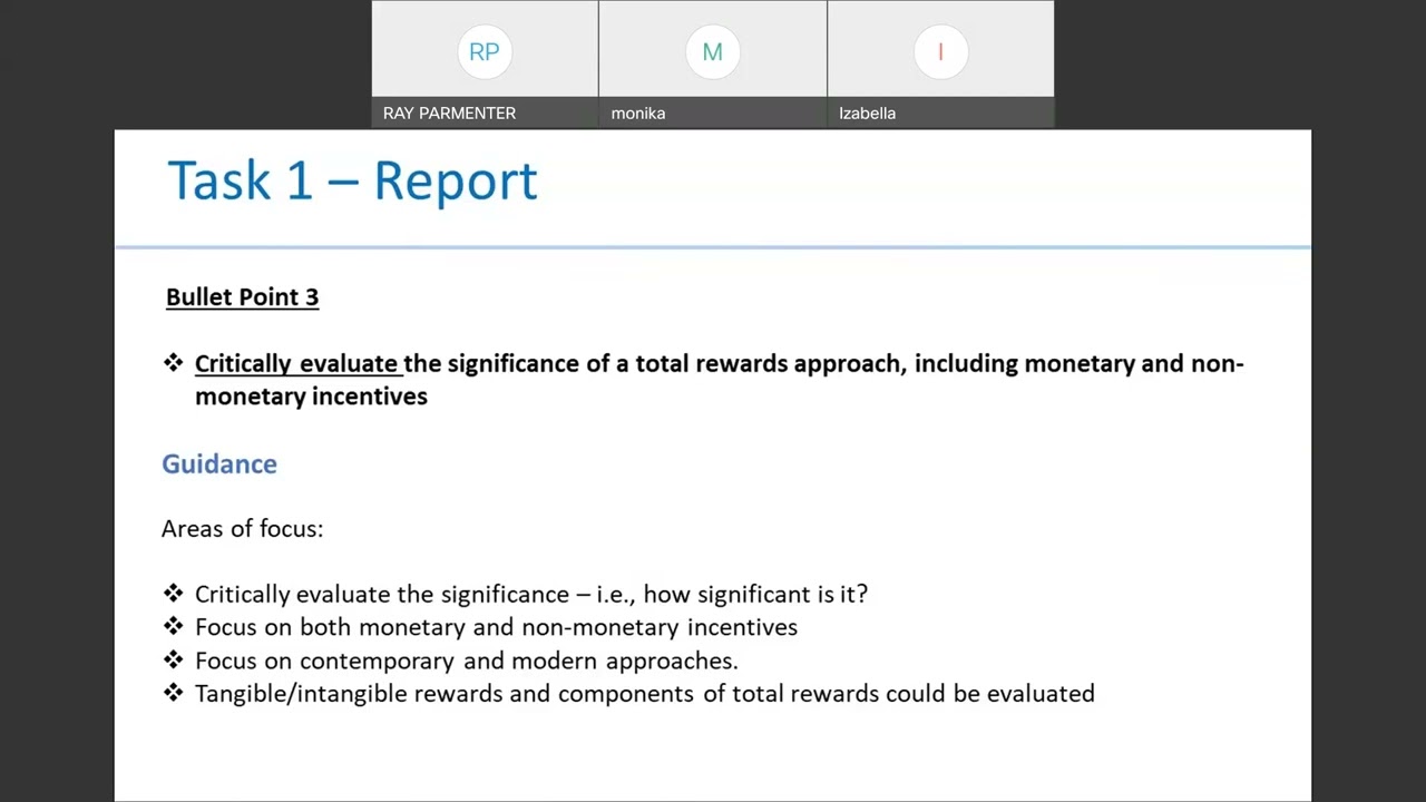 Level 7 7HR03 Strategic Reward Management Q&A Assessment Sessions 20211208 1206 1