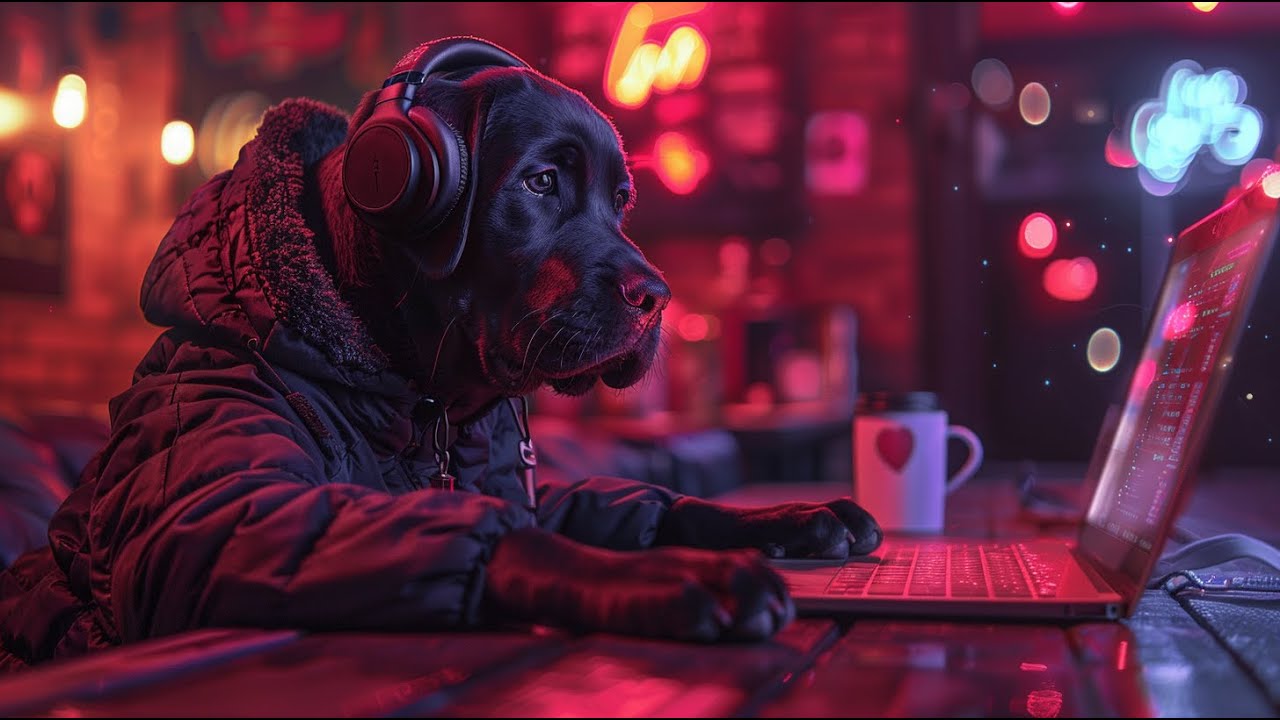 The Black Lab – 4 Hours of Dark Blues Lo-Fi for Focus & Study