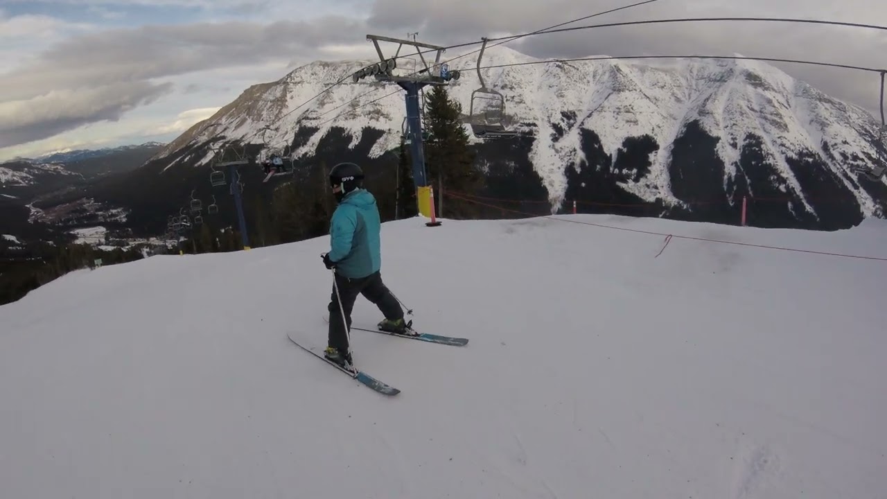 Castle Mountain Huckleberry Triple Chair to a Run