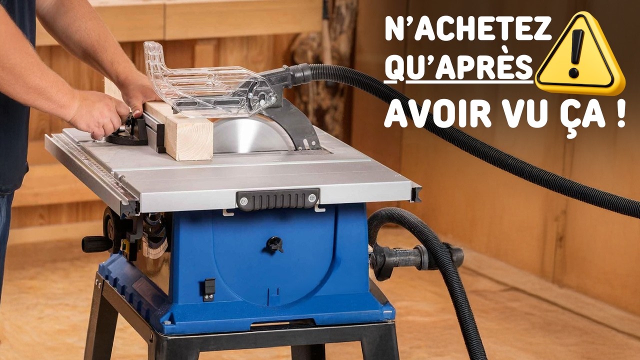 Scheppach HS105 : Cette Scie Circulaire Sur Table Répond-t-elle aux Attentes ? | Avis 2026