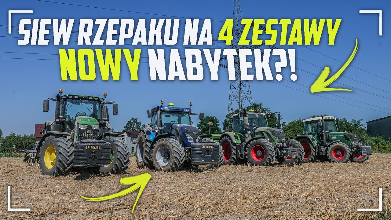 🔥Nowy Nabytek w Akcji | Siew Rzepaku na 4 zestawy w GR Rojek 🔥
