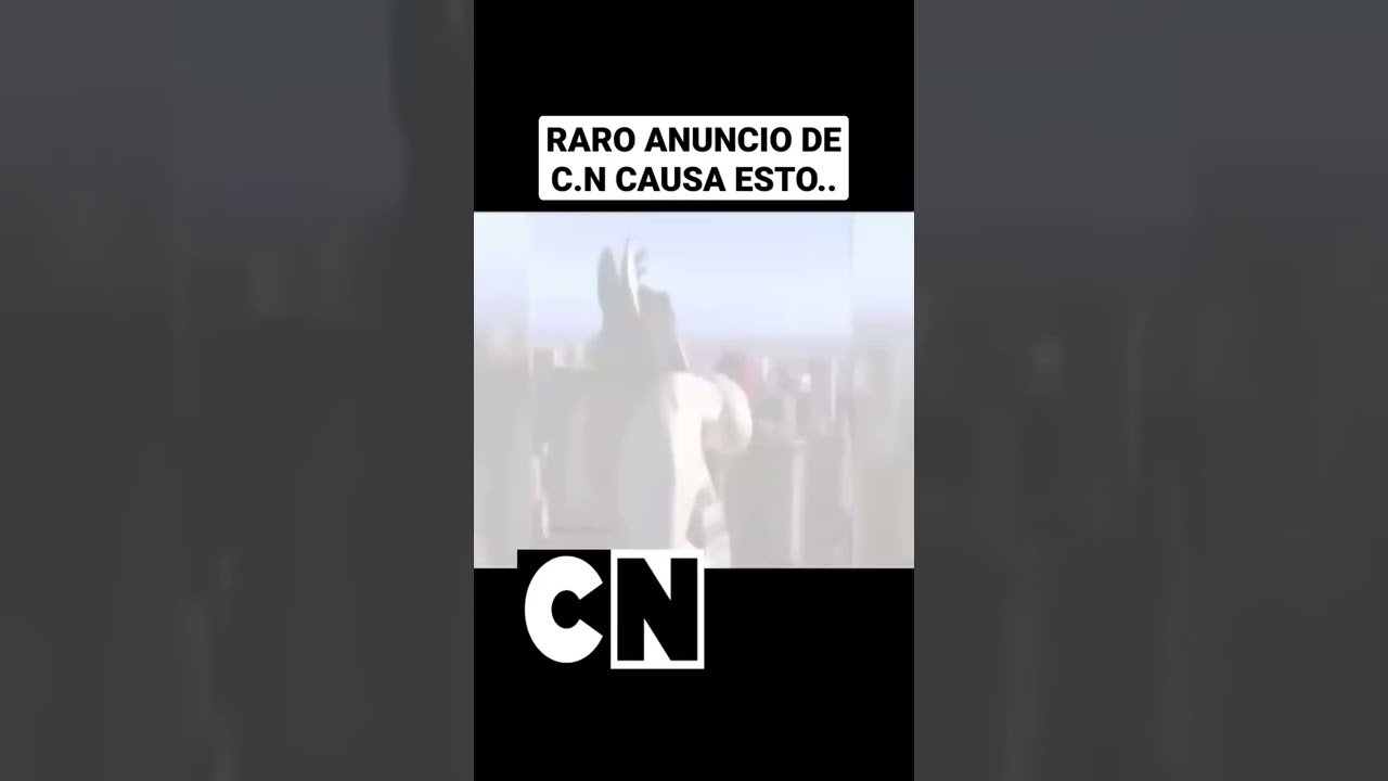 RARO ANUNCIO DE C.N CAUSA ESTO... #shorts #cartoonnetwork