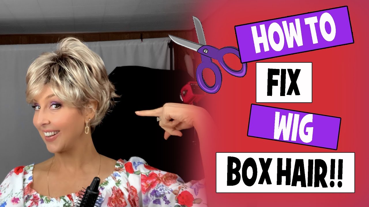 How to fix Box Hair and Cold Set Crimps in your Wig on True by Estetica in RH1488RT8!!