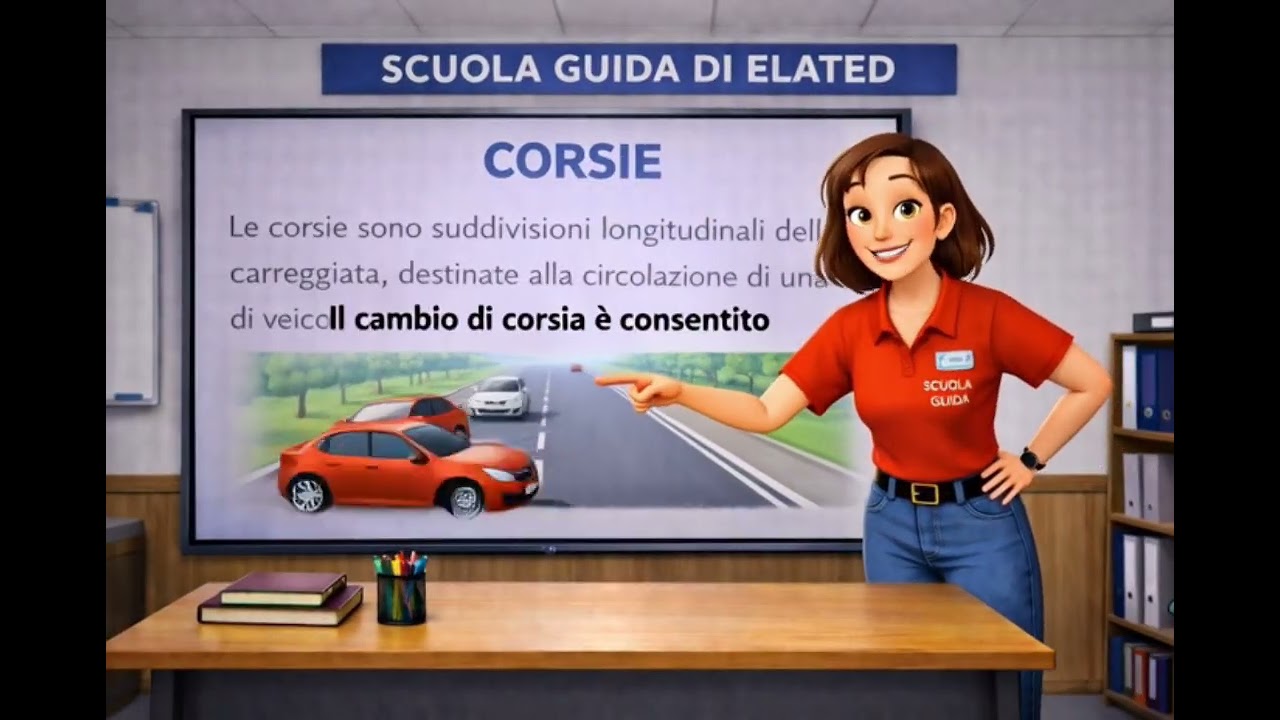 Definizioni e doveri dell’uso della strada. Patente B lesione