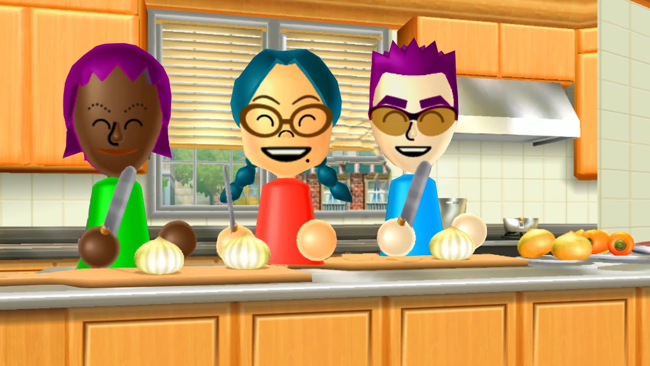 Wii Party Minigames - Tunlin Vs Keiko Vs Sandra Vs Martin