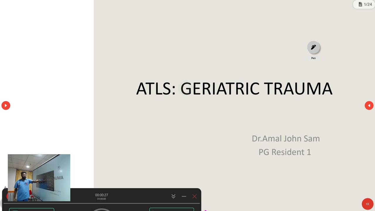 Geriatric Trauma || Trauma in Elderly Patients || ATLS  # AETCM # Emergency Medicine.