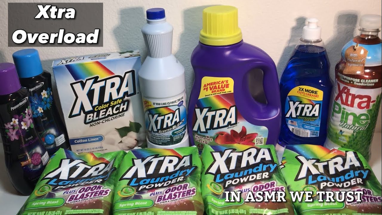 Xtra Overload: Xtra Laundry Powder, Xtra Pine, Xtra Detergent, Xtra Bleach, Xtra Dish Soap + more