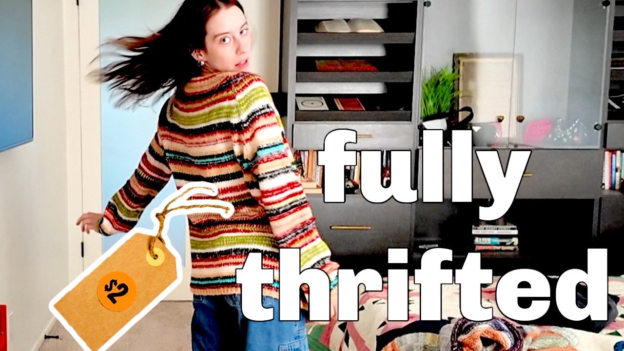 thrifting an entire wardrobe for only $20
