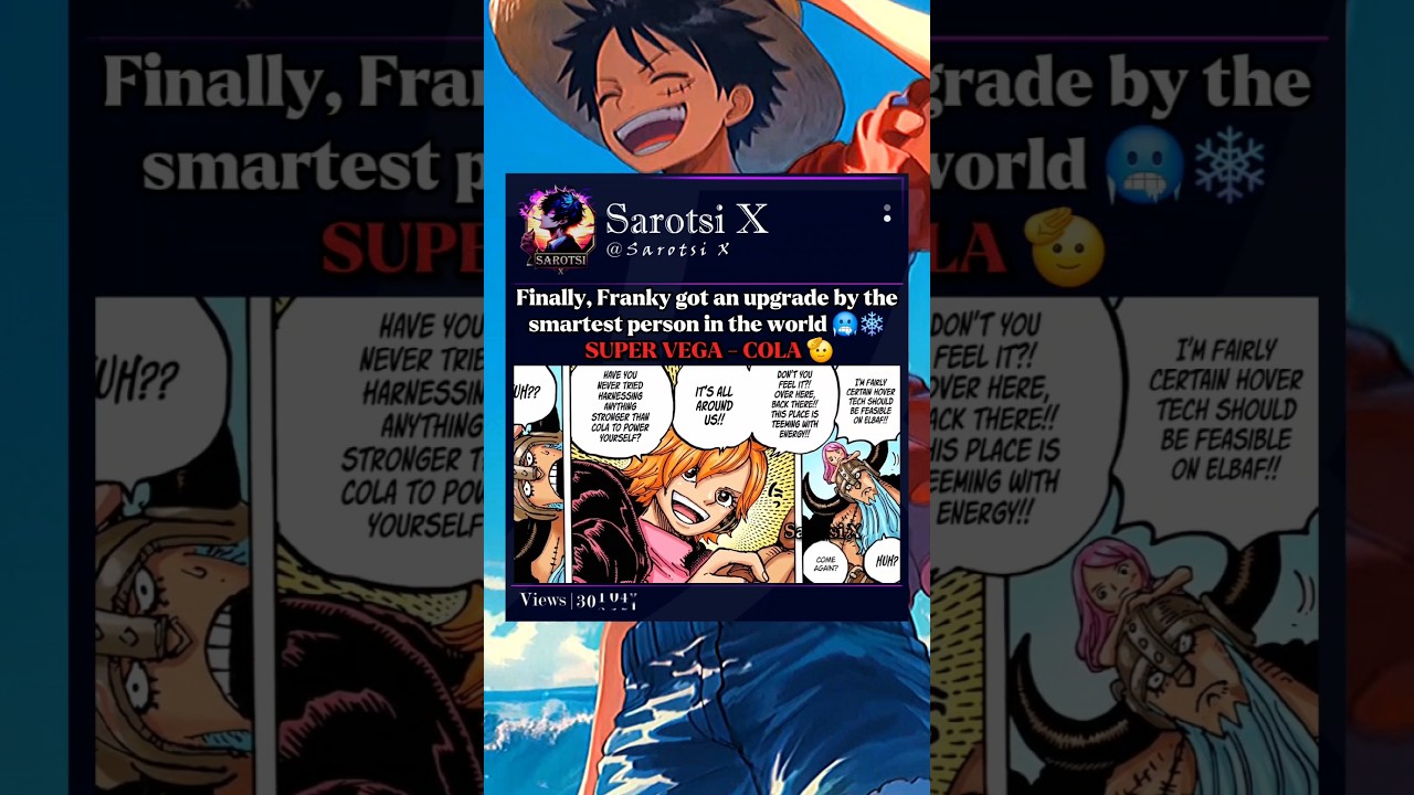 Franky in chapter 1176🔥 #franky #vegapunk #lilith #cola #onepiece