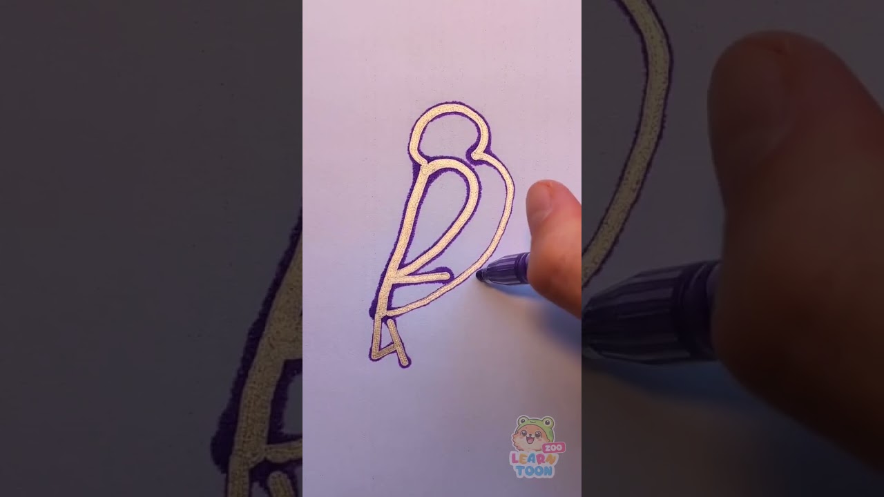 🐦 How To Draw A Bird Using Only 🔢 Numbers! 😍